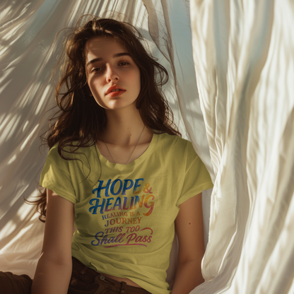 “Healing Is a Journey” Inspirational T-Shirt – Uplifting Hope & Resilience Tee by OFAPOD