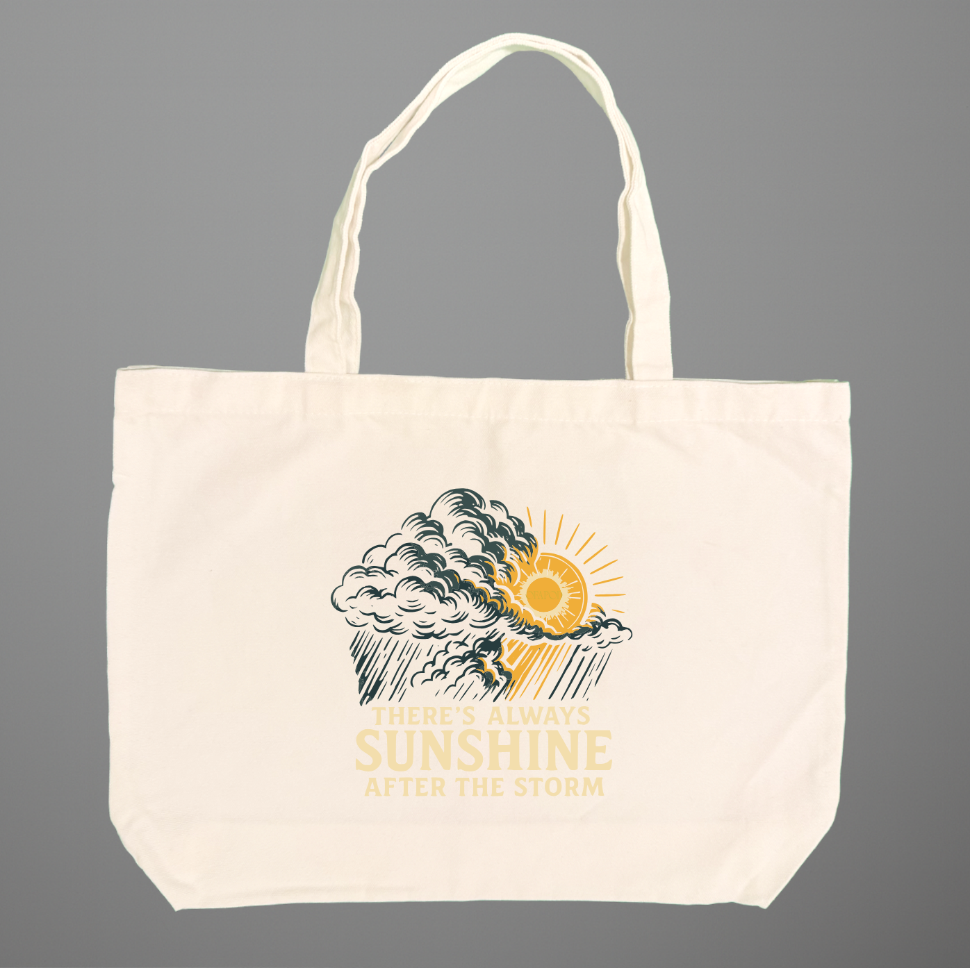 There's Always Sunshine After the Storm healing and motivational Tote Bag - Hope & Healing Uplifting Tote Bag by OFAPOD