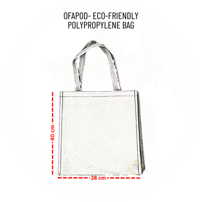 Without the Dark - Life motivation and Inspirational PP Bag – Uplifting Eco-Friendly Polypropylene Bag