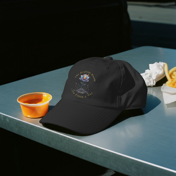 Resilient Bloom Flower of Faith Cap - Resiliency Accessories - Faith & Strength Uplifting Hat by OFAPOD