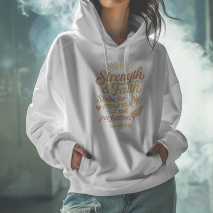 Strength & Faith Hoodie – Inspirational Motivational Apparel for Hope & Resilience | OFAPOD